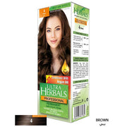 Ultra Herbals Professional Hair Color Cream 4 Brown
