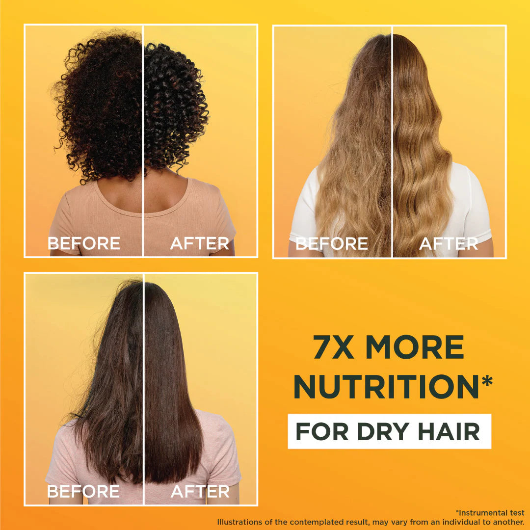 Garnier Ultra Doux Vegan Hair Food Banana And Shea Butter Nourishing Conditioner For Dry Hair 350ml