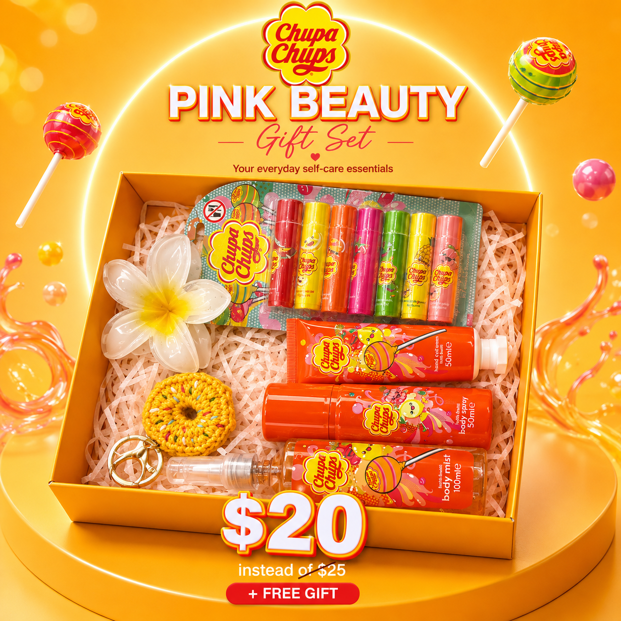 Chupa Chups Tutti Frutti Mega Beauty Gift Set