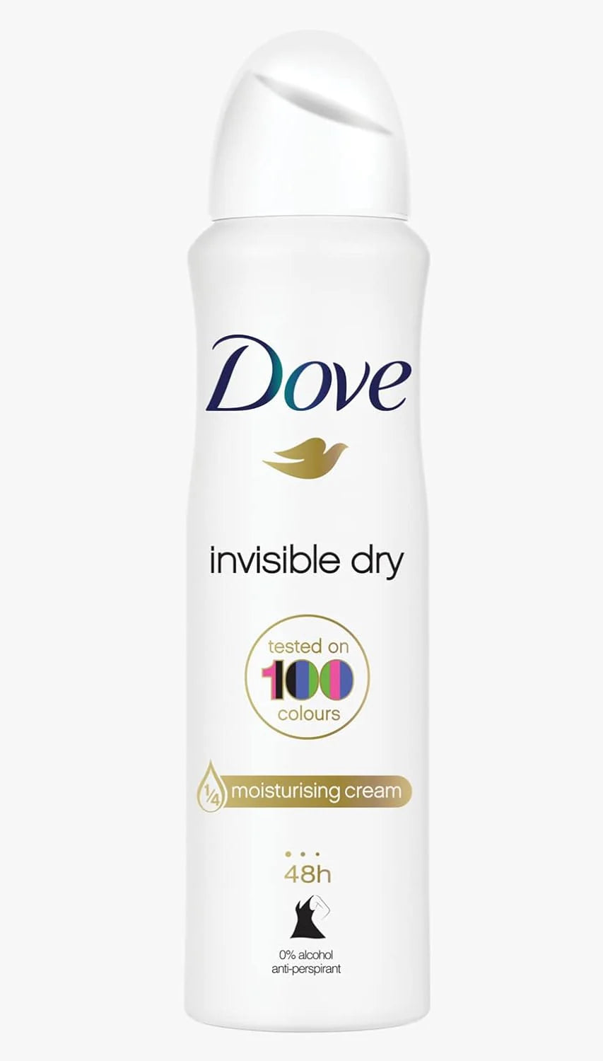 Dove Invisible Dry Clean Touch Deodorant Spray – 48H Anti-Marks Protection