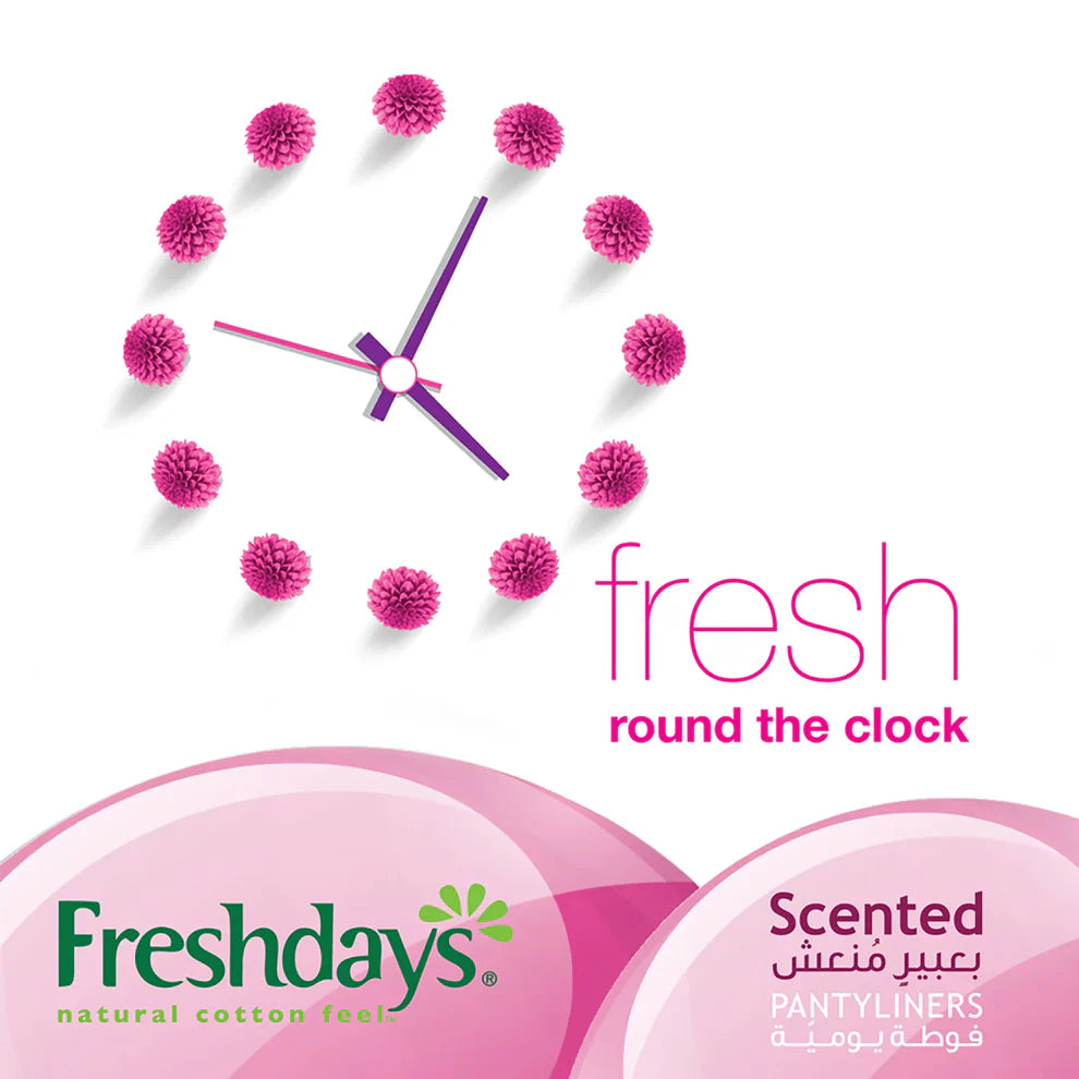 Freshdays Natural Cotton Feel Normal Scented 52+20 Free
