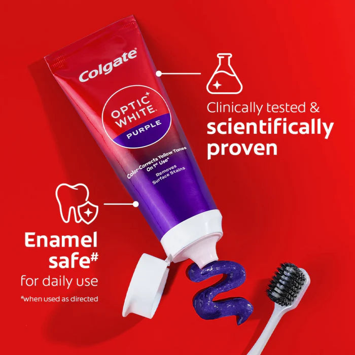Colgate Optic White Purple Whitening Toothpaste 75ml