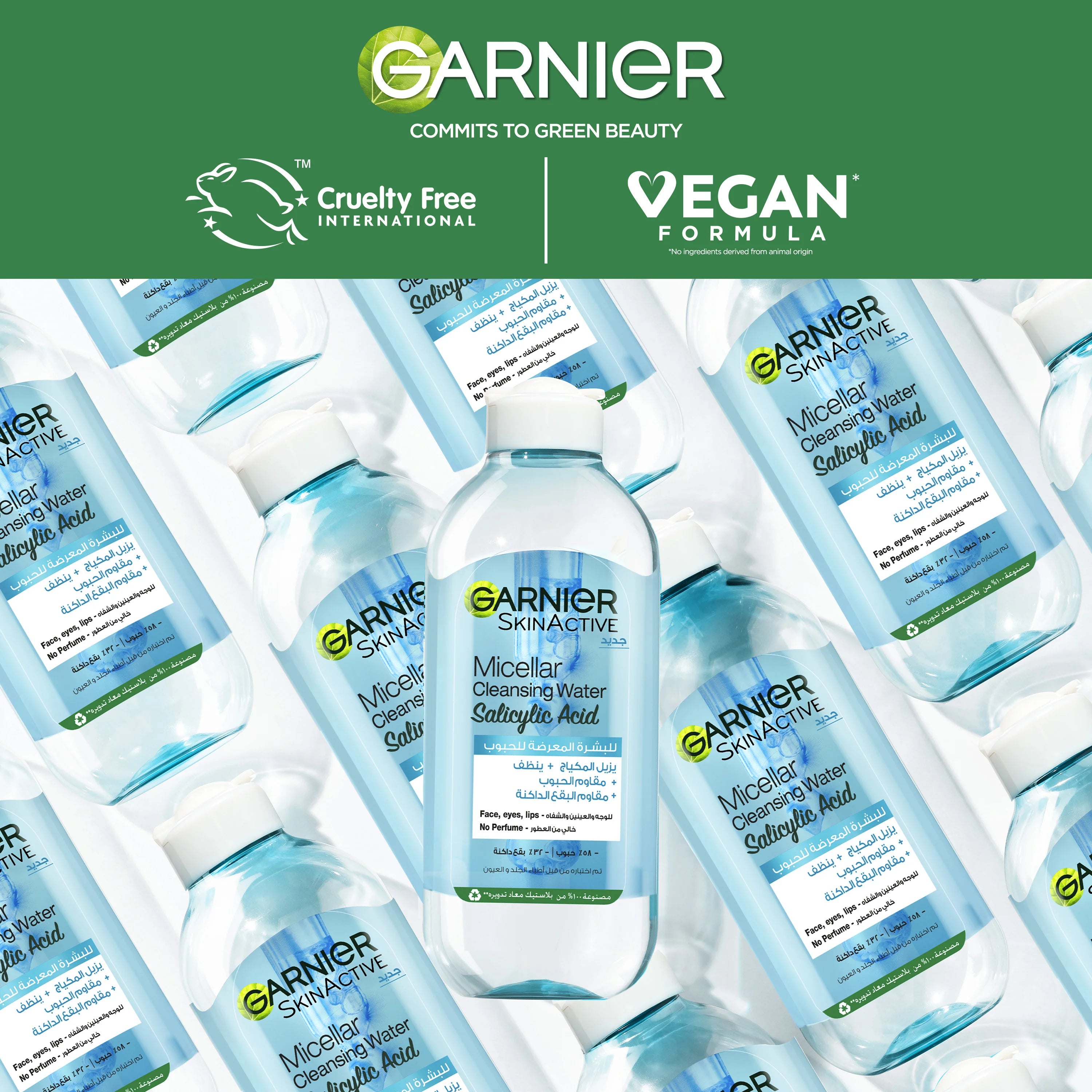 Garnier Fast Clear Micellar Water with Salicylic Acid for Acne Prone Skin 400ml