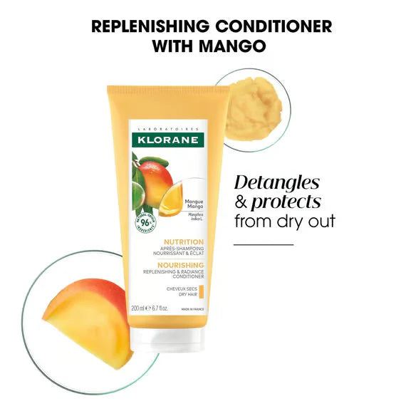 Klorane Conditioner With Mango Butter For Dry Hair 200ml