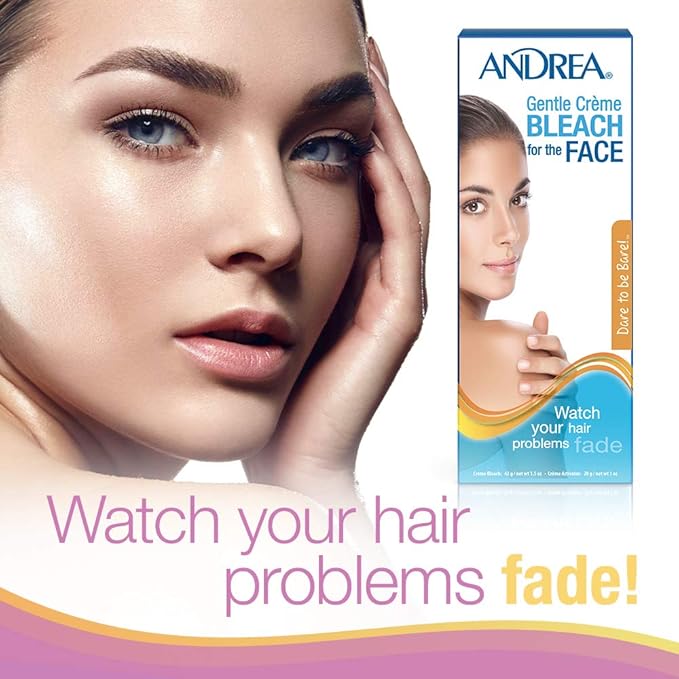 Andrea Gentle Cream Bleach for Unwanted Facial Hair