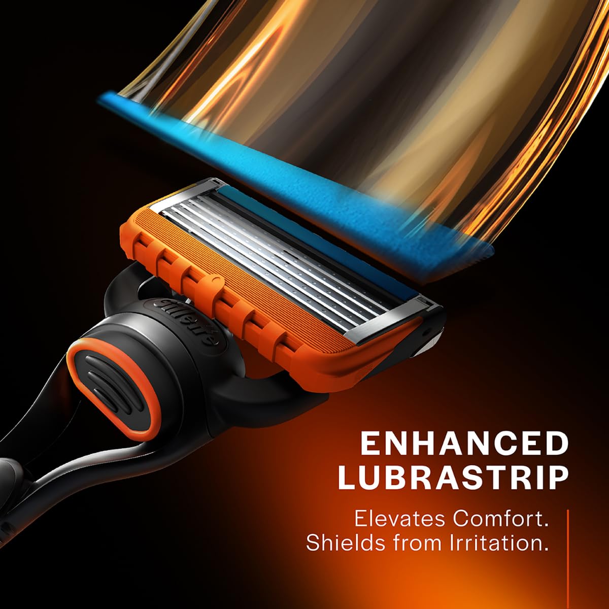 Gillette Fusion5 Men's Refillable Razor: Handle + 2 Blade Refills
