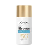 L’Oréal Paris, UV Defender, Aquafusion Daily Water Gel Sunscreen, SPF50+ PA++++, Defends from all UV aging signs, Absorbs in 3 Seconds