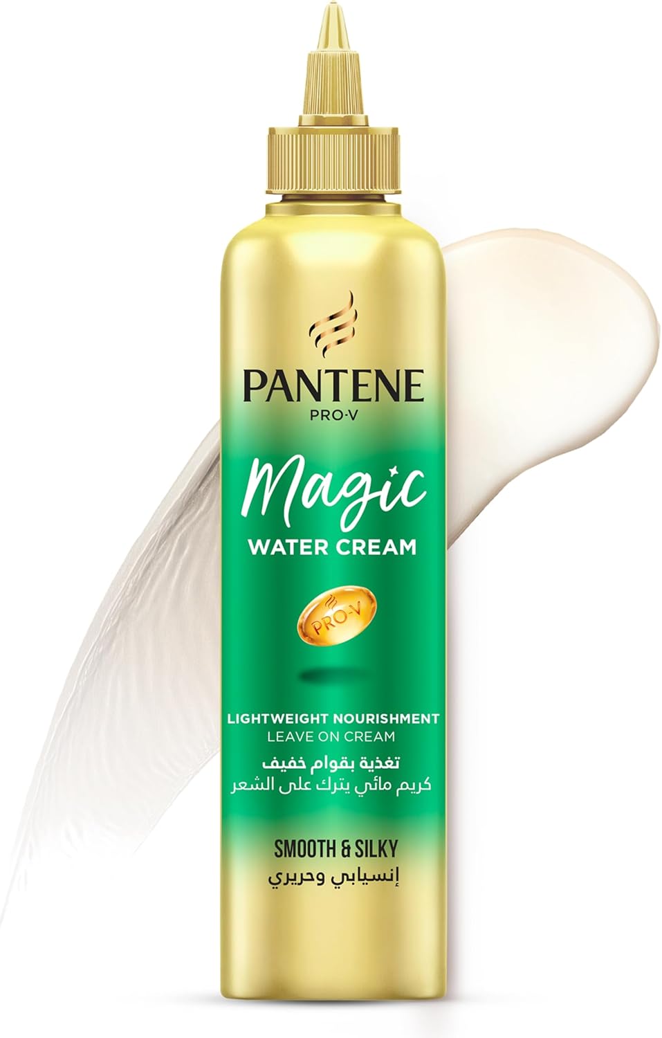 Pantene Pro-V Smooth & Silky Magic Water Leave-On Cream, for Lightweight Nourishment