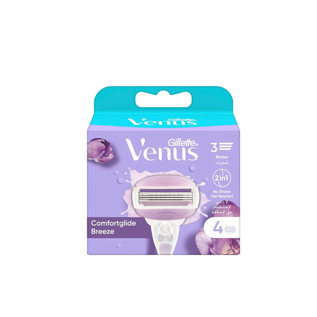 Gillette Venus ComfortGlide Breeze Refill Blades - 4Pcs
