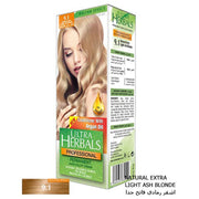 Ultra Herbals Professional Hair Color Cream 9.1 Natural Extra Light Ash Blonde