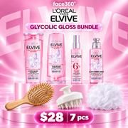 Transform Dull Hair with the L’Oréal Elvive Glycolic Gloss 7-Piece Shine Set