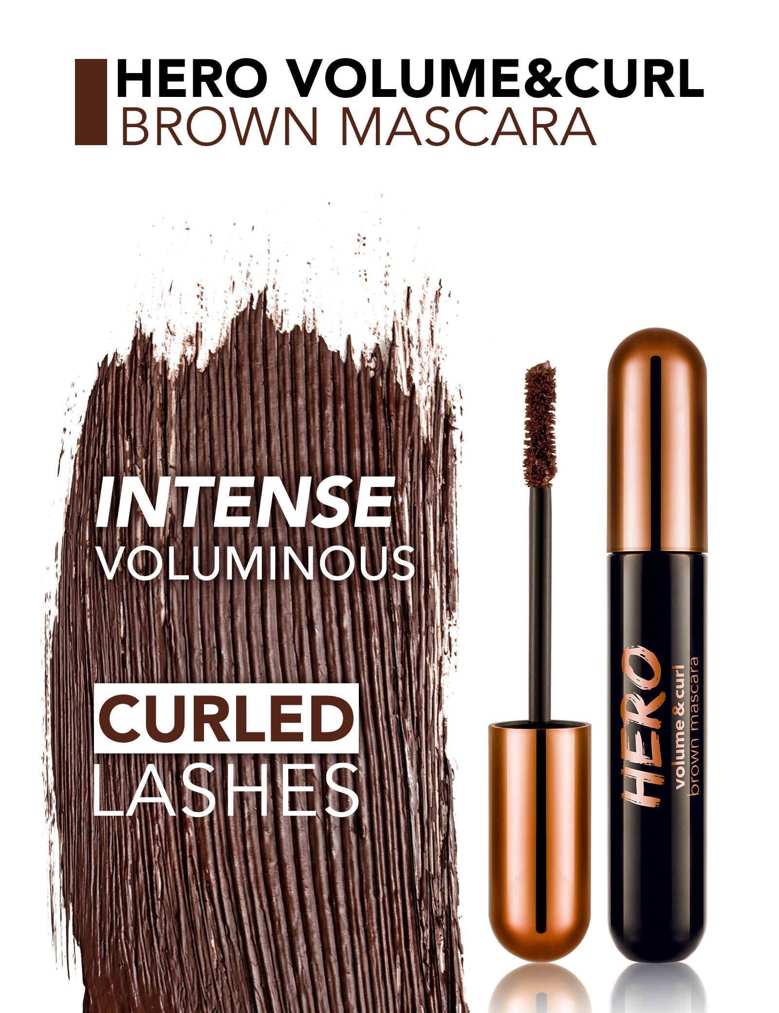 Hero Volume & Curl Mascara - Brown