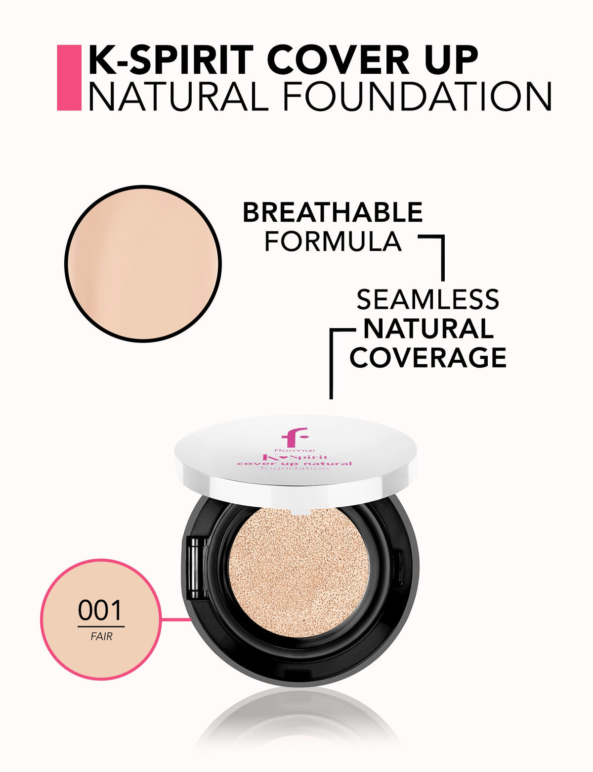 K-Spirit Cover Up Natural Finish Foundation