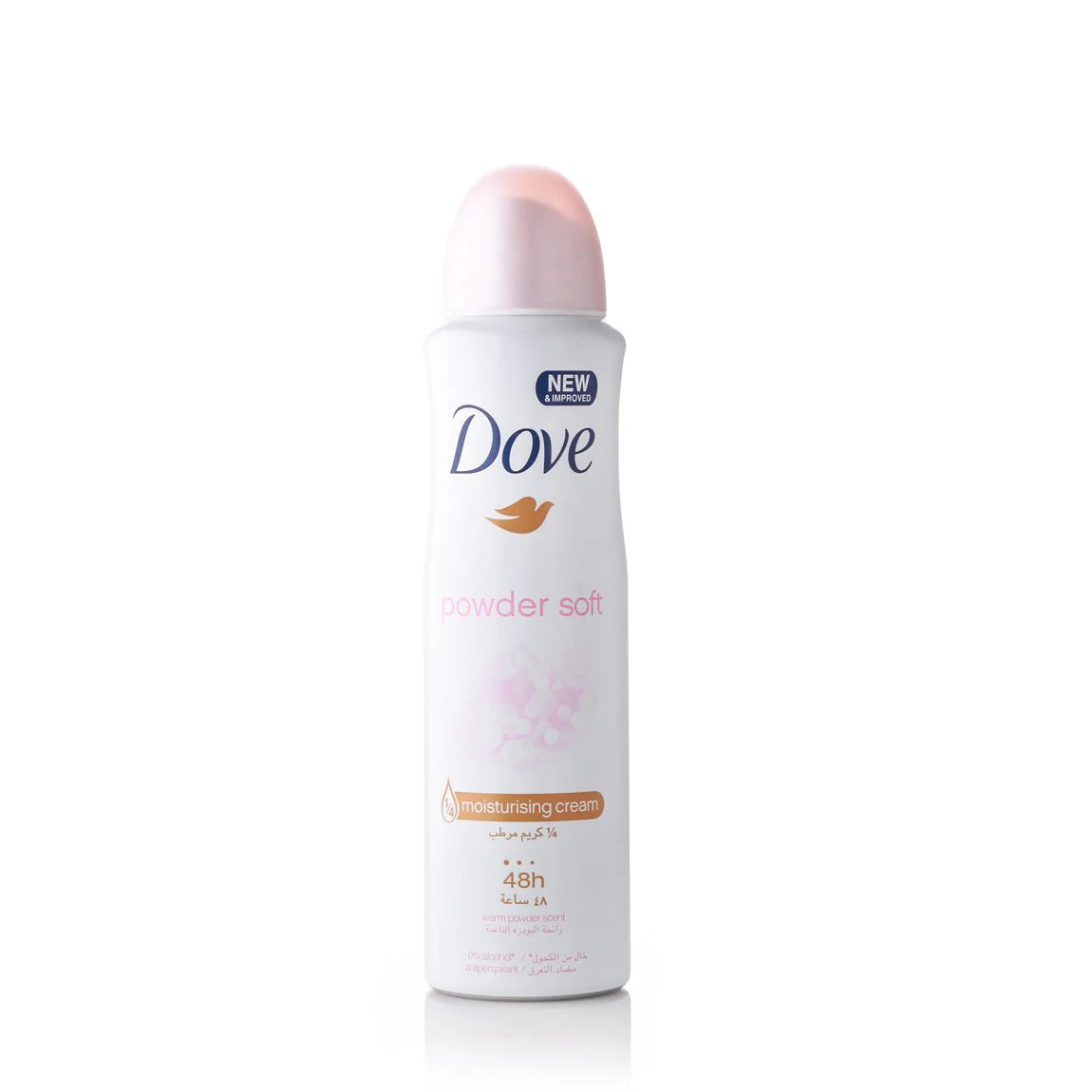 Dove Powder Soft Aero Spray – 48H Protection, No White Marks