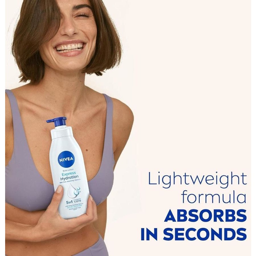 Nivea Express Hydration 5-In-1 Body Lotion 400ml