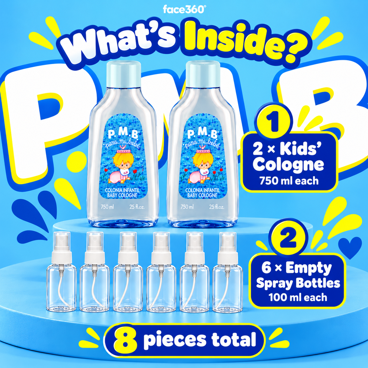 Para Mi Bebé Blue Cologne & Spray Set