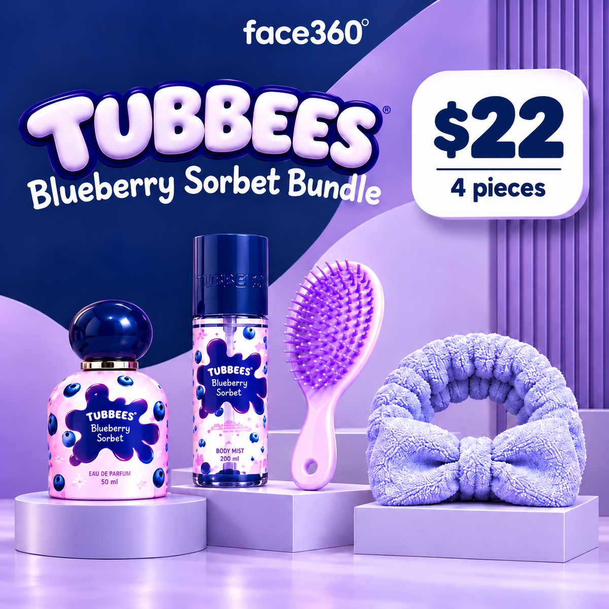 The Complete Tubbees Blueberry Sorbet Master Set