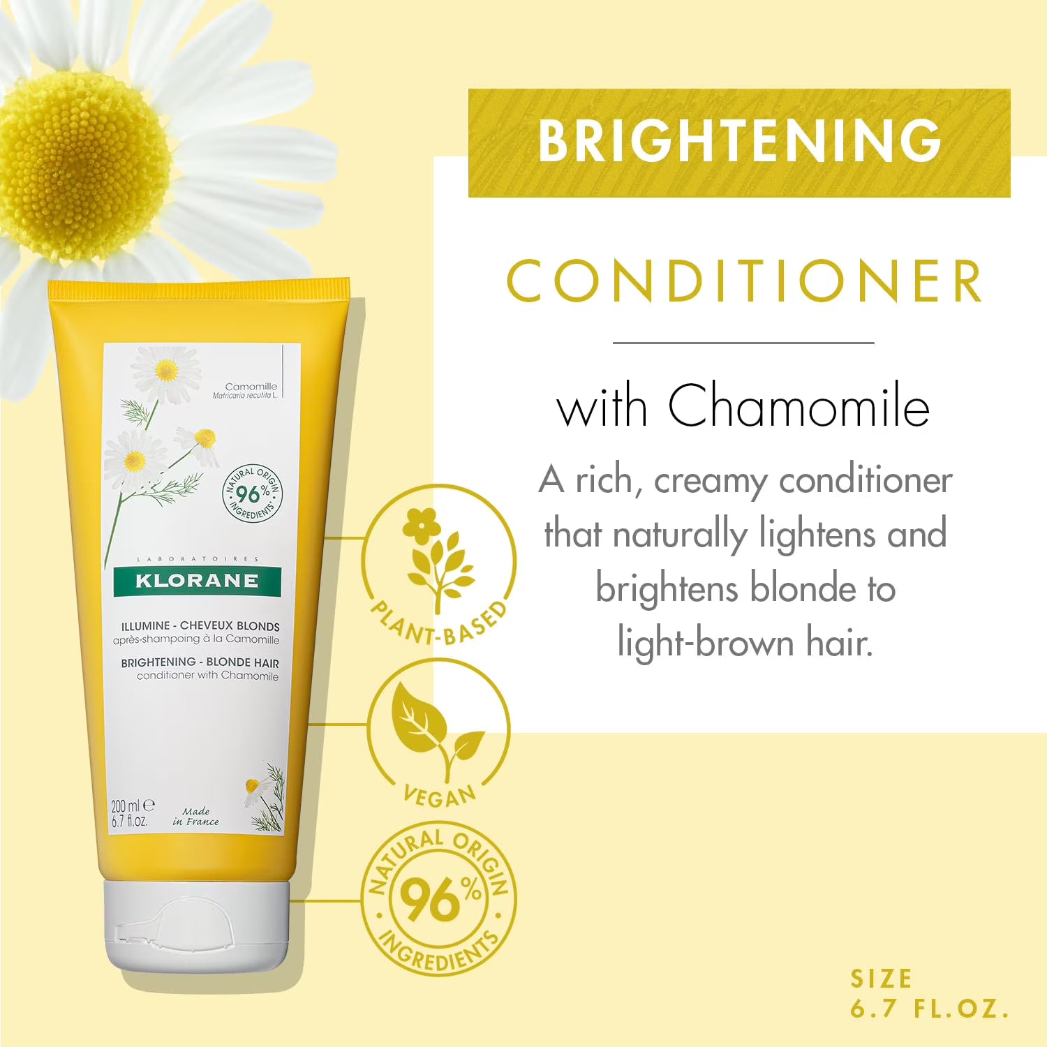 Klorane Conditioner With Chamomile For Blond Hair 200ml