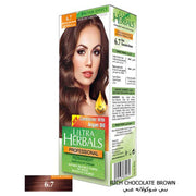 Ultra Herbals Professional Hair Color Cream 6.7 Rich Chocolate Brown