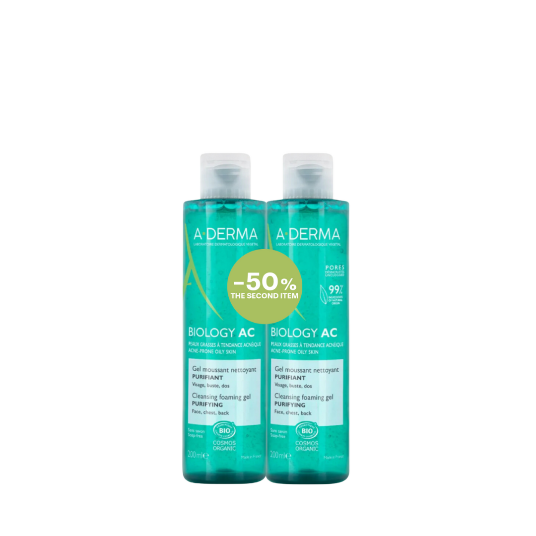 A-Derma Biology AC Gel Buy 1 Get 2nd 50% Off Set