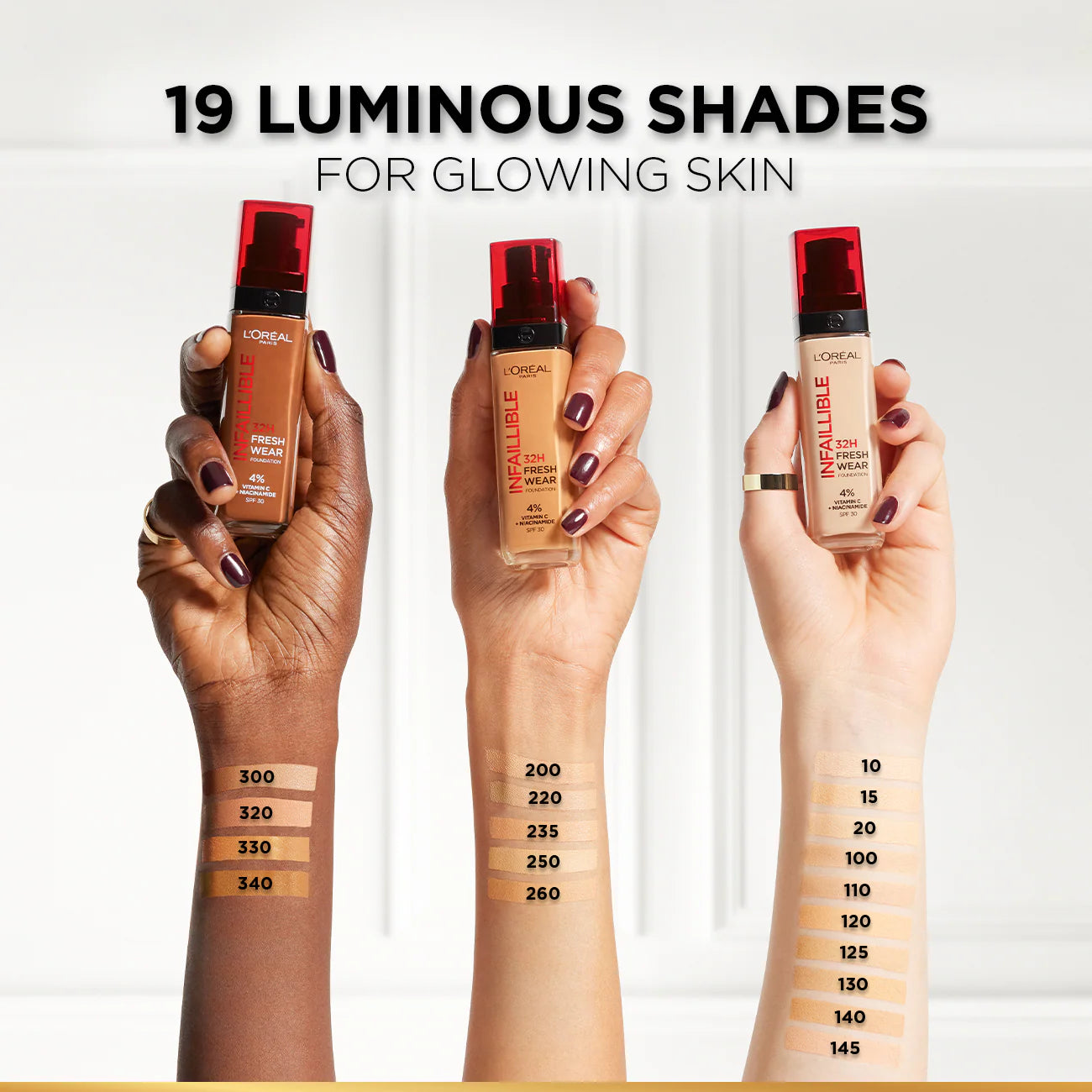 L'Oréal Paris Infaillible 32H Freshwear Liquid Foundation SPF25