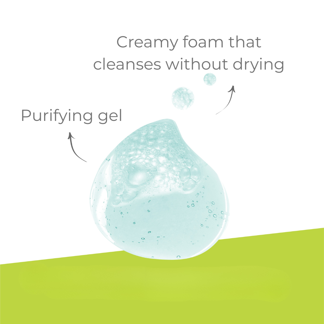 A-Derma Biology AC Mattifying Global Anti-blemish Treatment And Biology AC Purifying Foaming Gel Buy 1 Get 1 Pouch Bundle