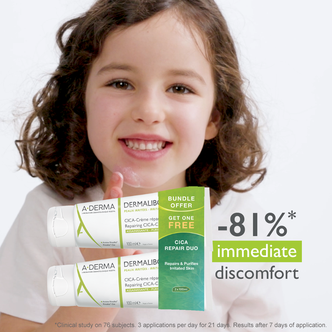 A-Derma Dermalibour Cica Purifying Repair Cream Buy 1 Get 1 Bundle
