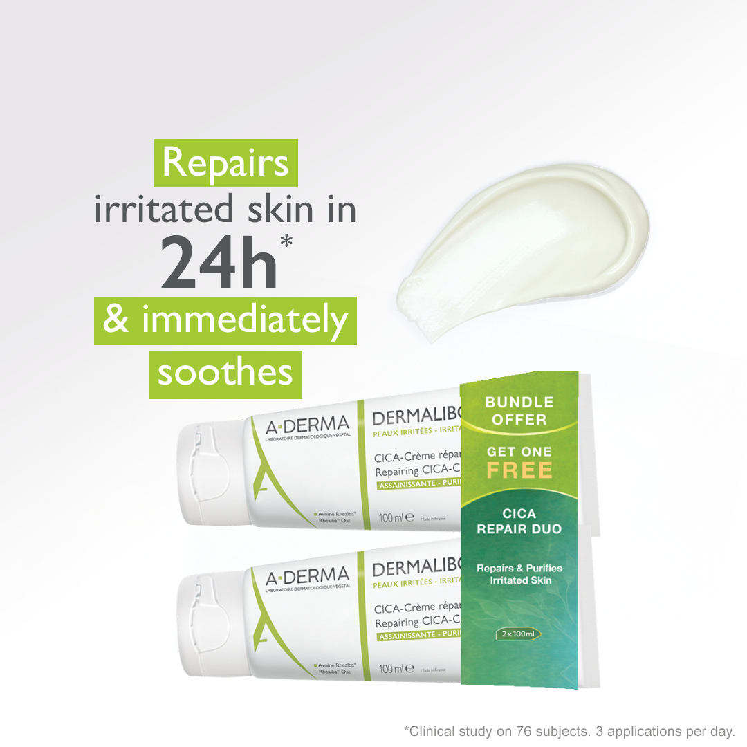 A-Derma Dermalibour Cica Purifying Repair Cream Buy 1 Get 1 Bundle
