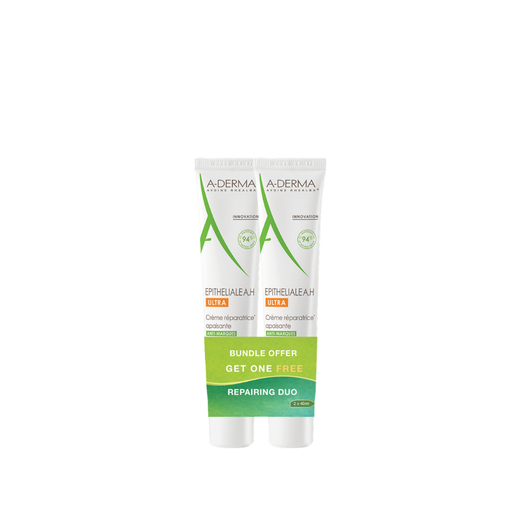 A-Derma Epitheliale AH Ultra Anti-mark Ultra Repairing Cream Buy 1 Get 1 Bundle