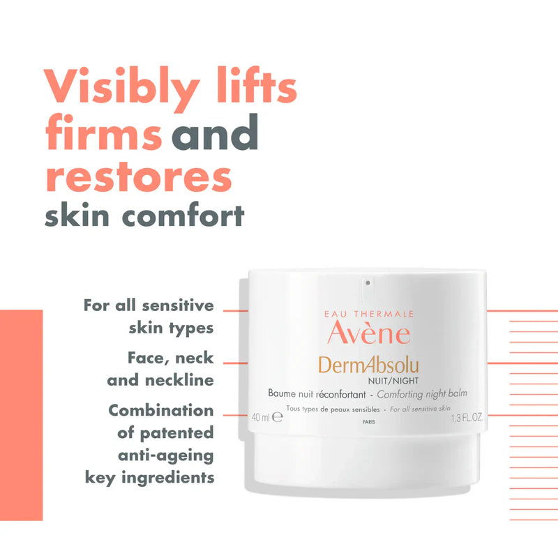 Avène Dermabsolu Comforting Night Balm – Anti-Aging Night Care