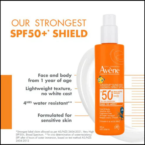 Avène Spray SPF 50+ for Children