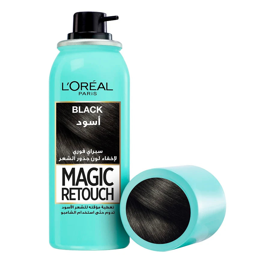 L'Oréal Paris Magic Retouch Hair Roots Concealer Spray BLACK