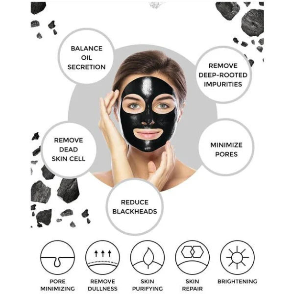 Beauty Formulas Charcoal Clay Skincare in Charcoal Detoxifying Bubble Mask