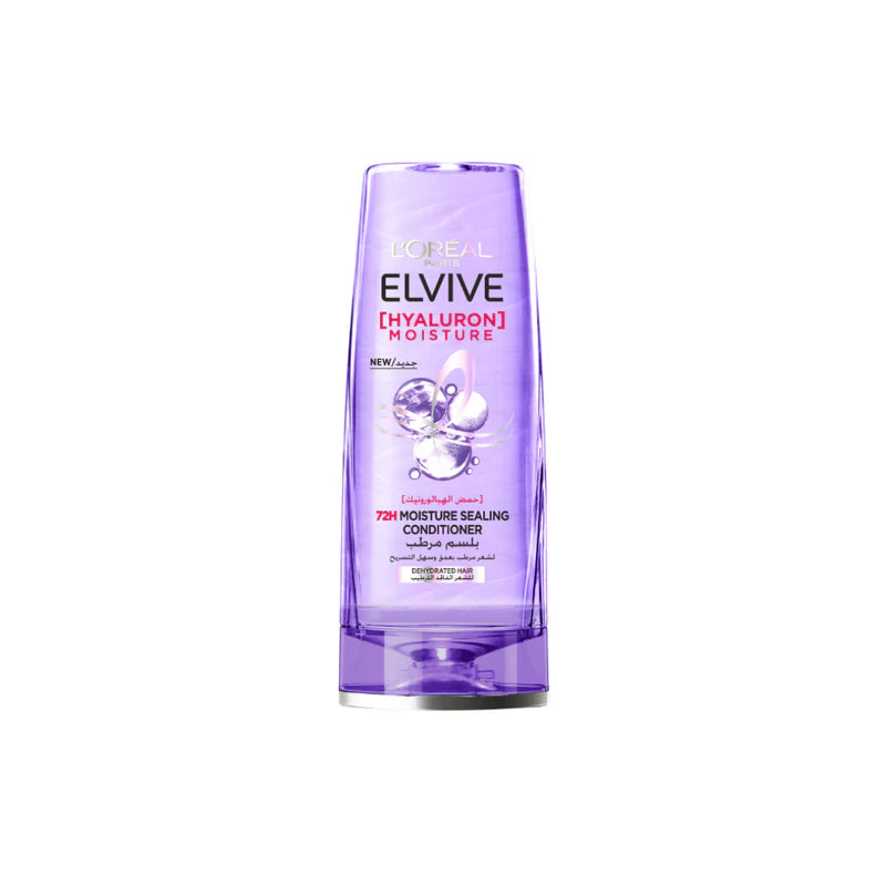 L’Oréal Paris Elvive 72H Hyaluron Moisture Sealing Conditioner – Hydrating Care for Dehydrated Hair