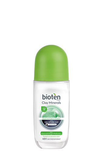 Bioten Clay Minerals Antiperspirant Deodorant Roll On 50ml