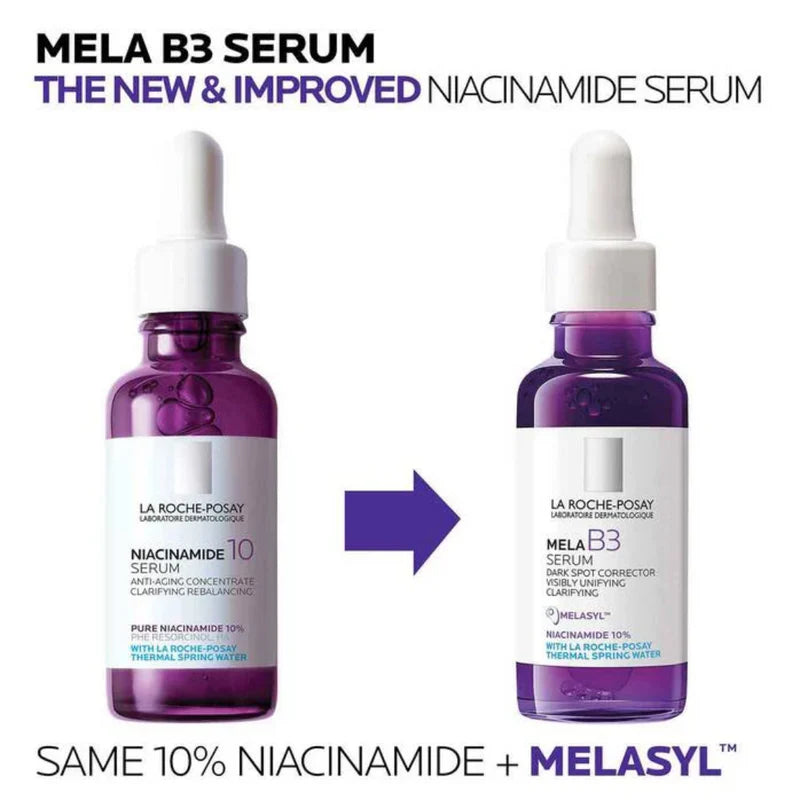 La Roche-Posay Mela B3 Anti-Dark Spots Concentrate Serum with Niacinamide | Brightening Serum for All Skin Types