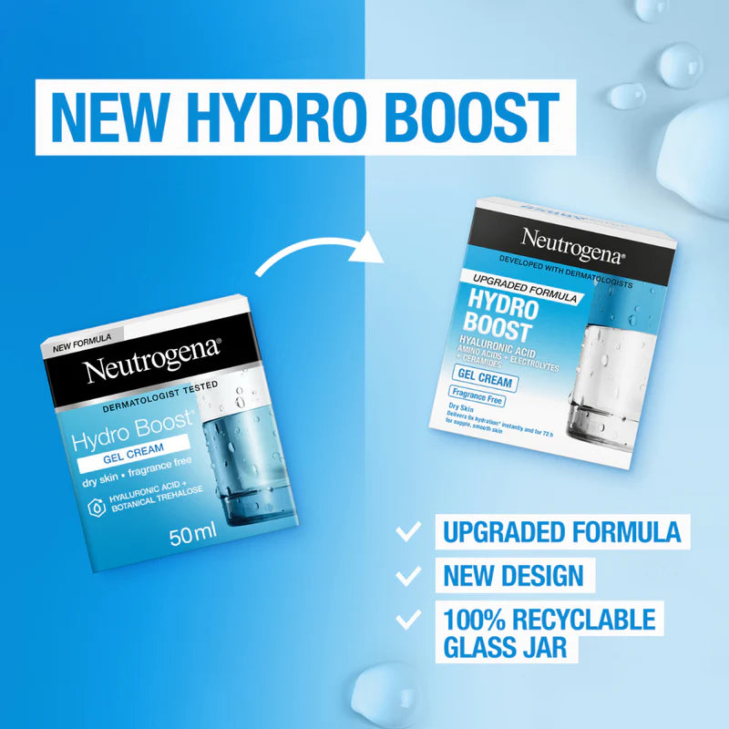 eutrogena Hydro Boost Gel-Cream for Extra-Dry Skin – Deep Hydration