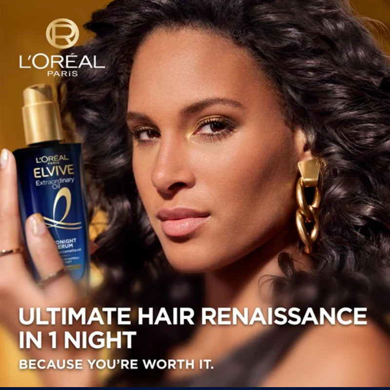 L'Oréal Paris Elvive Extraordinary Oil Midnight Serum – Overnight Nourishing Hair Serum