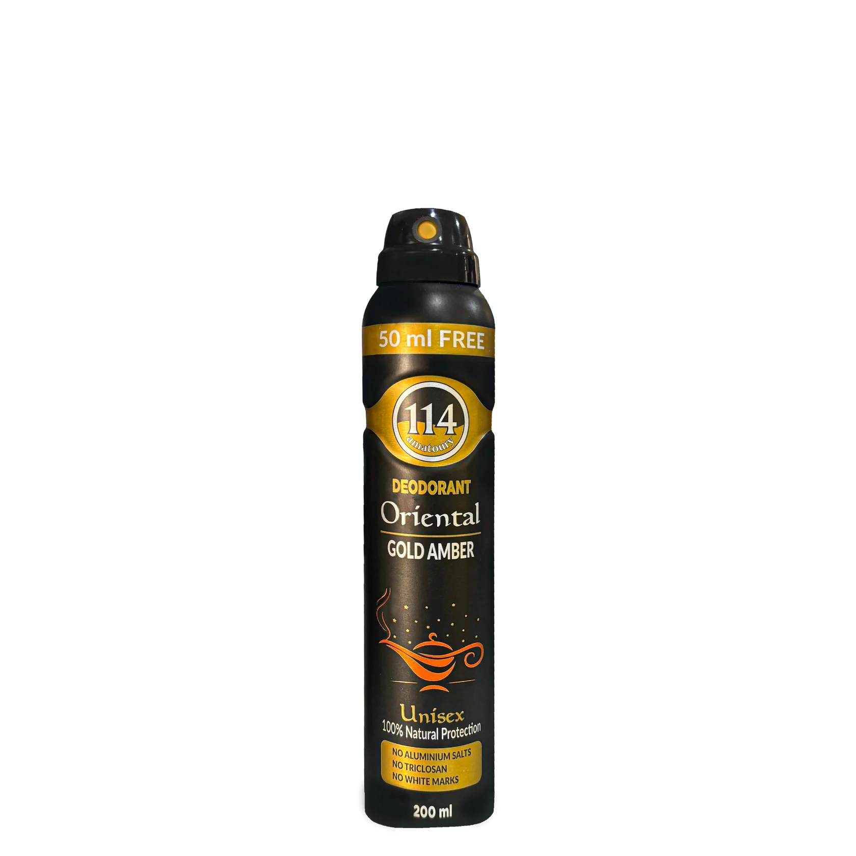 114 Unisex Deodorant - Oriental Gold Amber 200mL
