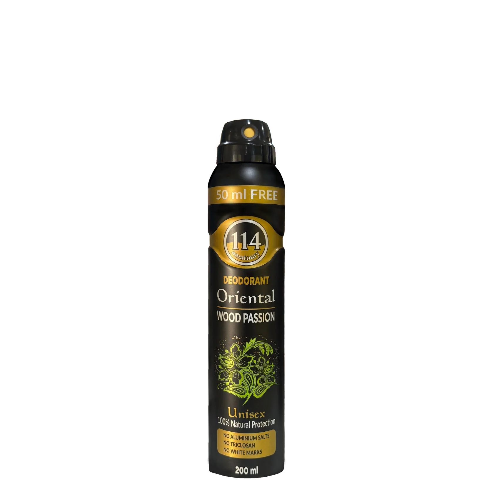 114 Unisex Deodorant - Oriental Wood Passion 200mL