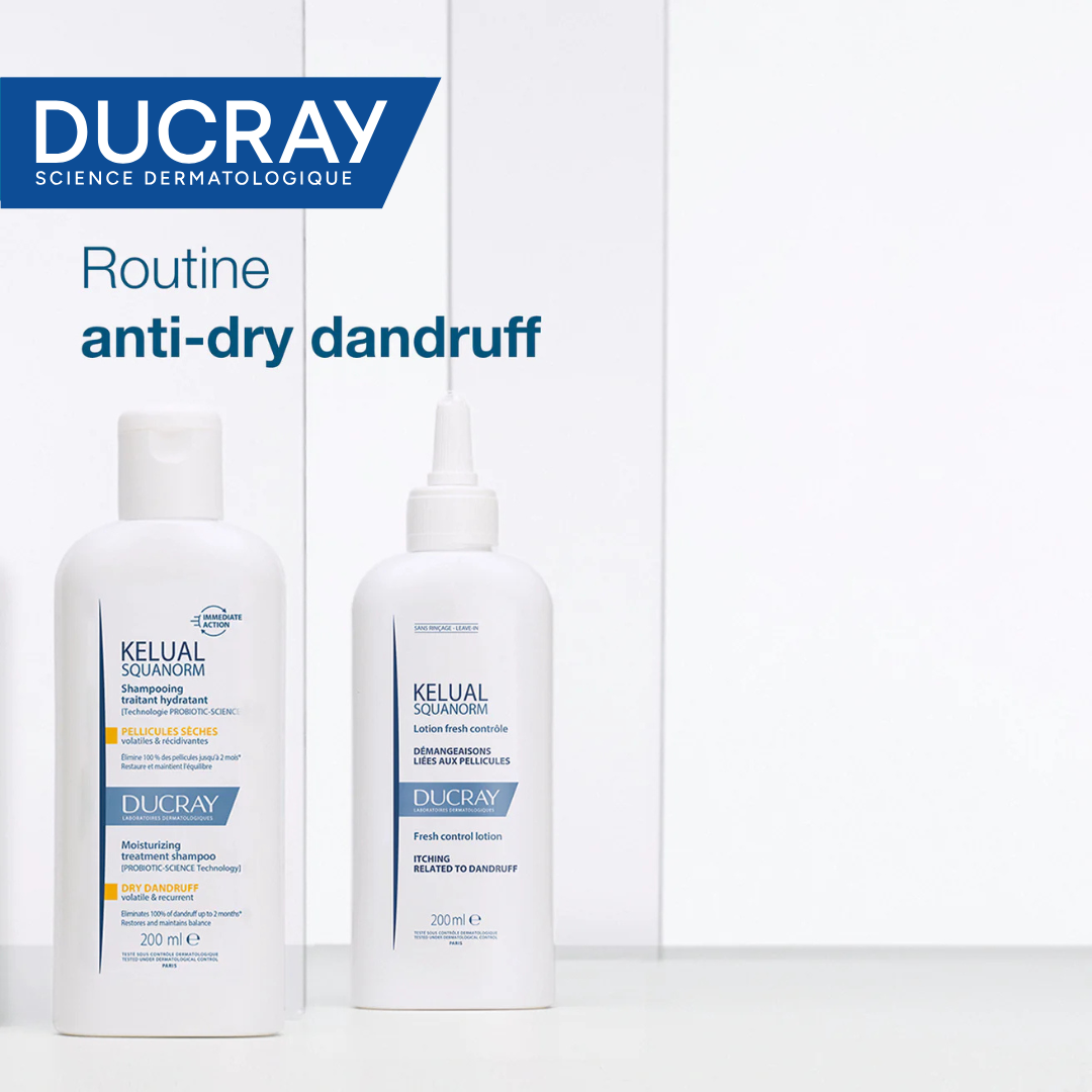 Ducray Kelual Squanorm Anti-Dandruff Treatment Shampoo – Dry Dandruff 200ml