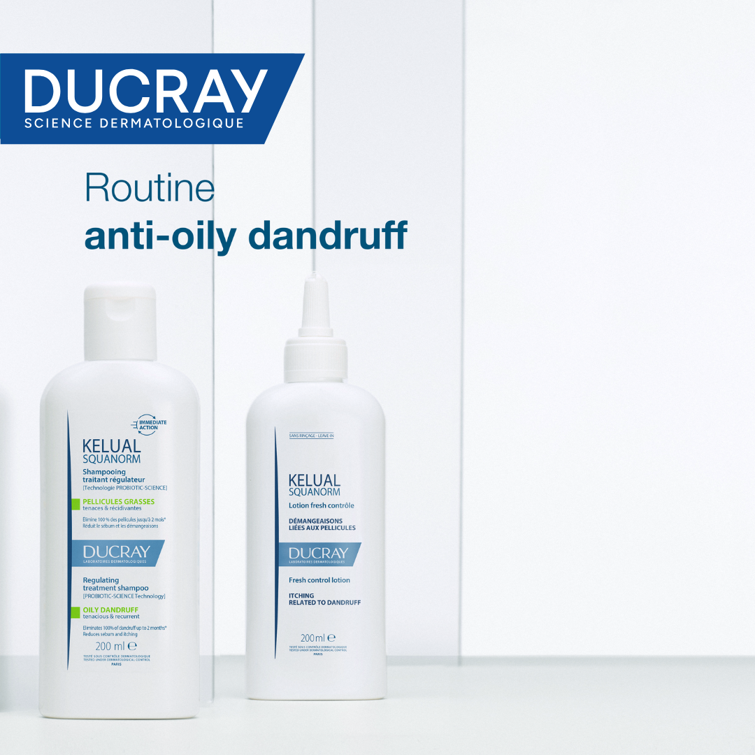 Ducray Kelual Squanorm Anti-Dandruff Treatment Shampoo - Oily Dandruff 200ml