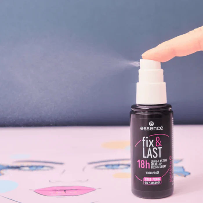 Essence fix & LAST 18h LONG-LASTING MAKE-UP FIXING SPRAY