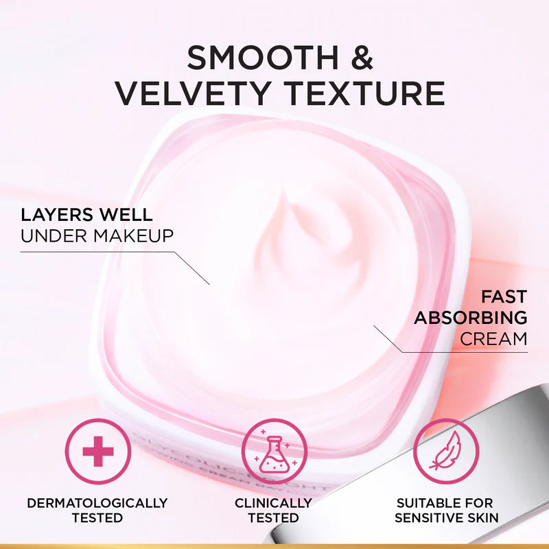 L’Oréal Paris Glycolic Bright Day Cream SPF17 – Brightening & Dark Spot Reduction
