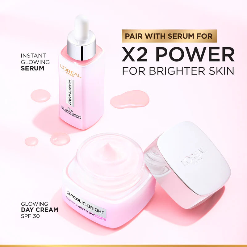 L’Oréal Paris Glycolic Bright Day Cream SPF17 – Brightening & Dark Spot Reduction