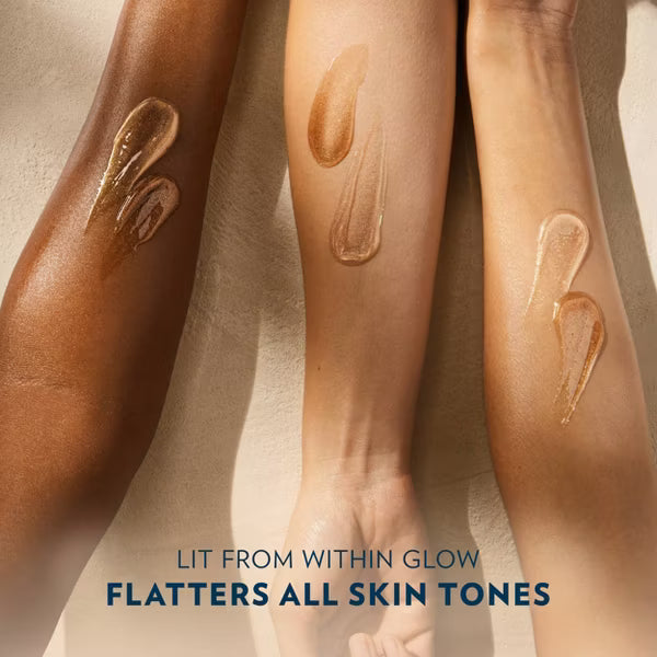 Vaseline Glazed & Glisten Vanilla Cocoa Shimmering Gel Body Oil - Golden Hour Glow - 6.8 fl oz