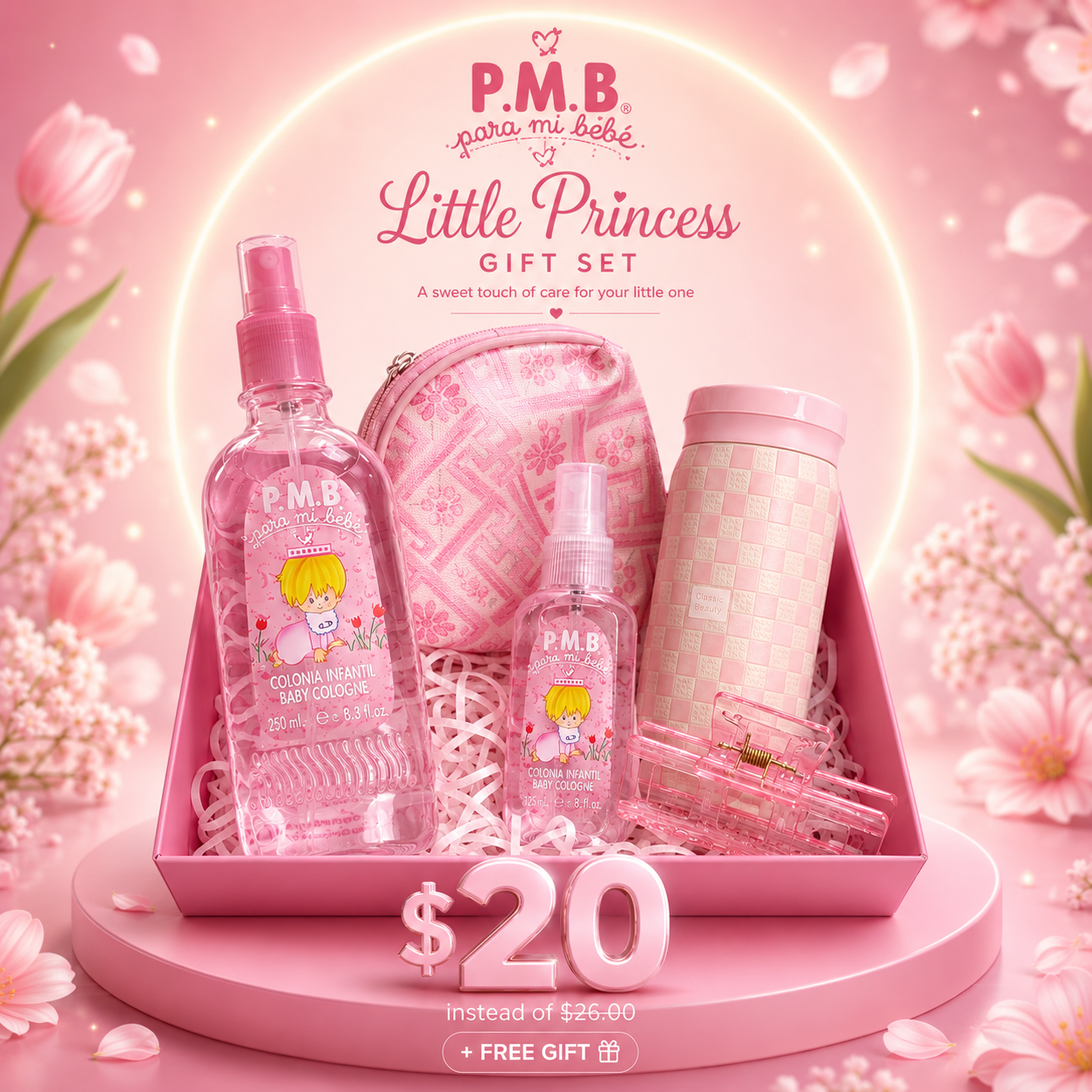 P.M.B. Little Princess Baby Care Gift Set