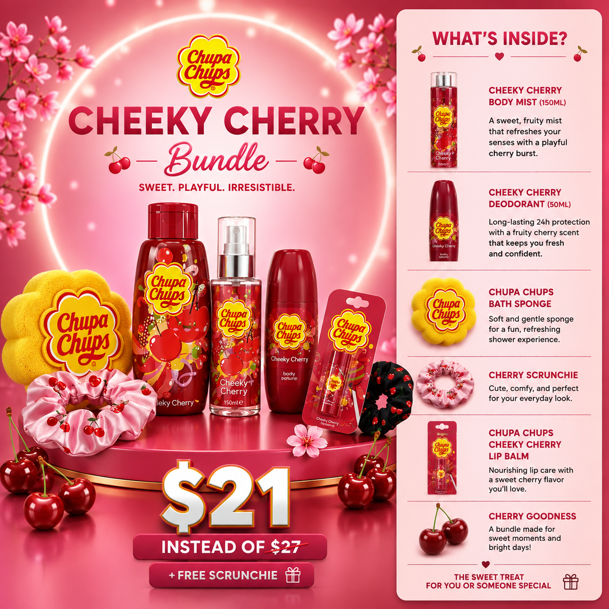 Limited Edition: The Cheeky Cherry Box From CHUPA CHUPS