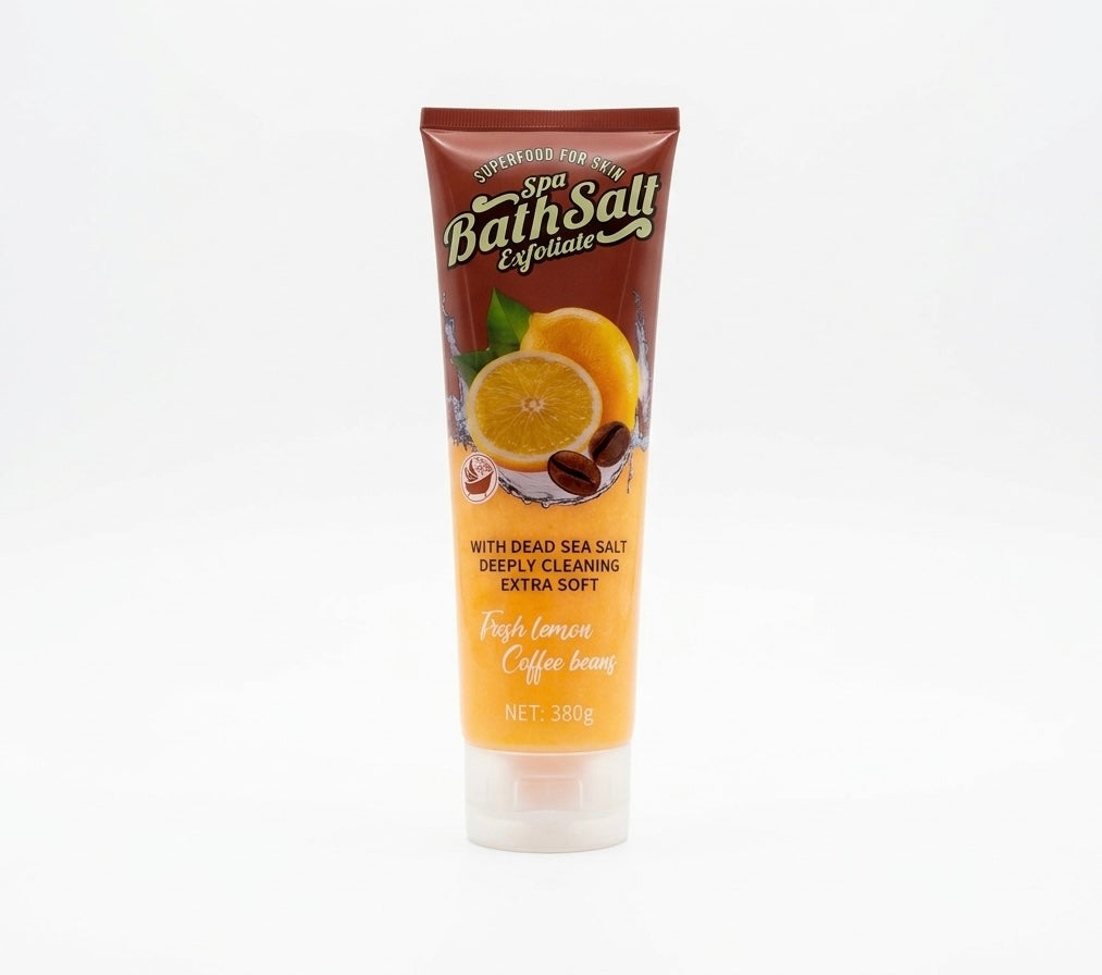 SuperFood For Skin SPA Bath Scrub Fresh Lemons & Coffee Beans 380g
