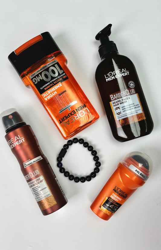 L'OREAL MEN EXPERT SET ORANGE SET (5PCS)